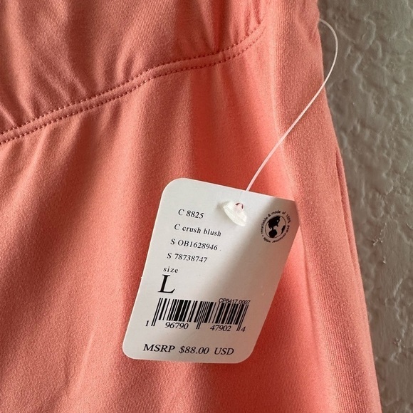 Free People! FP Movement Let's Bounce Pants Joggers In Peach NWT! - Picture 5 of 9